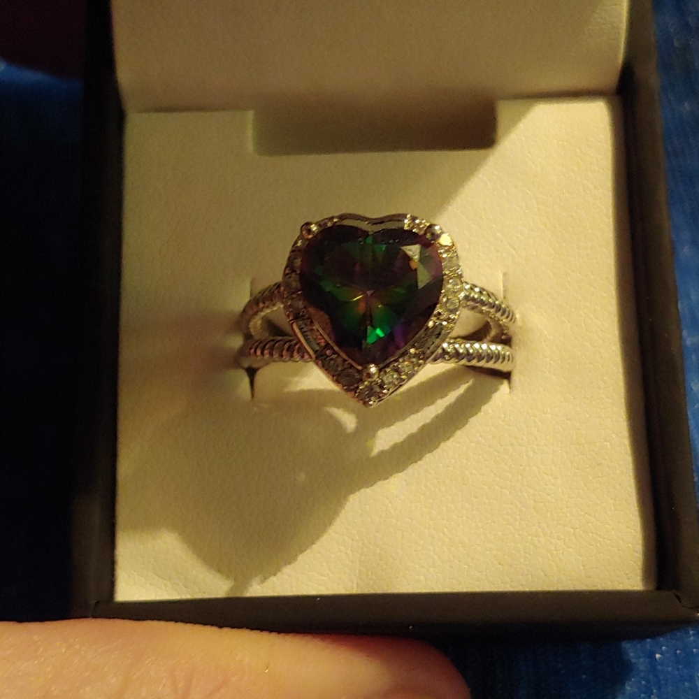 Mystic Topaz ring - size 7